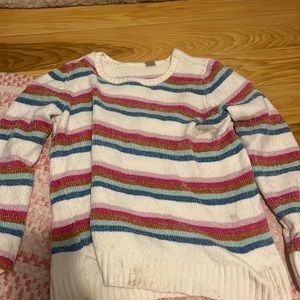 carter’s sweater painbow colors